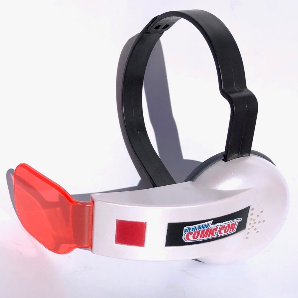 New York Comic Con Scouter headset with orange lens working sound effect cosplay